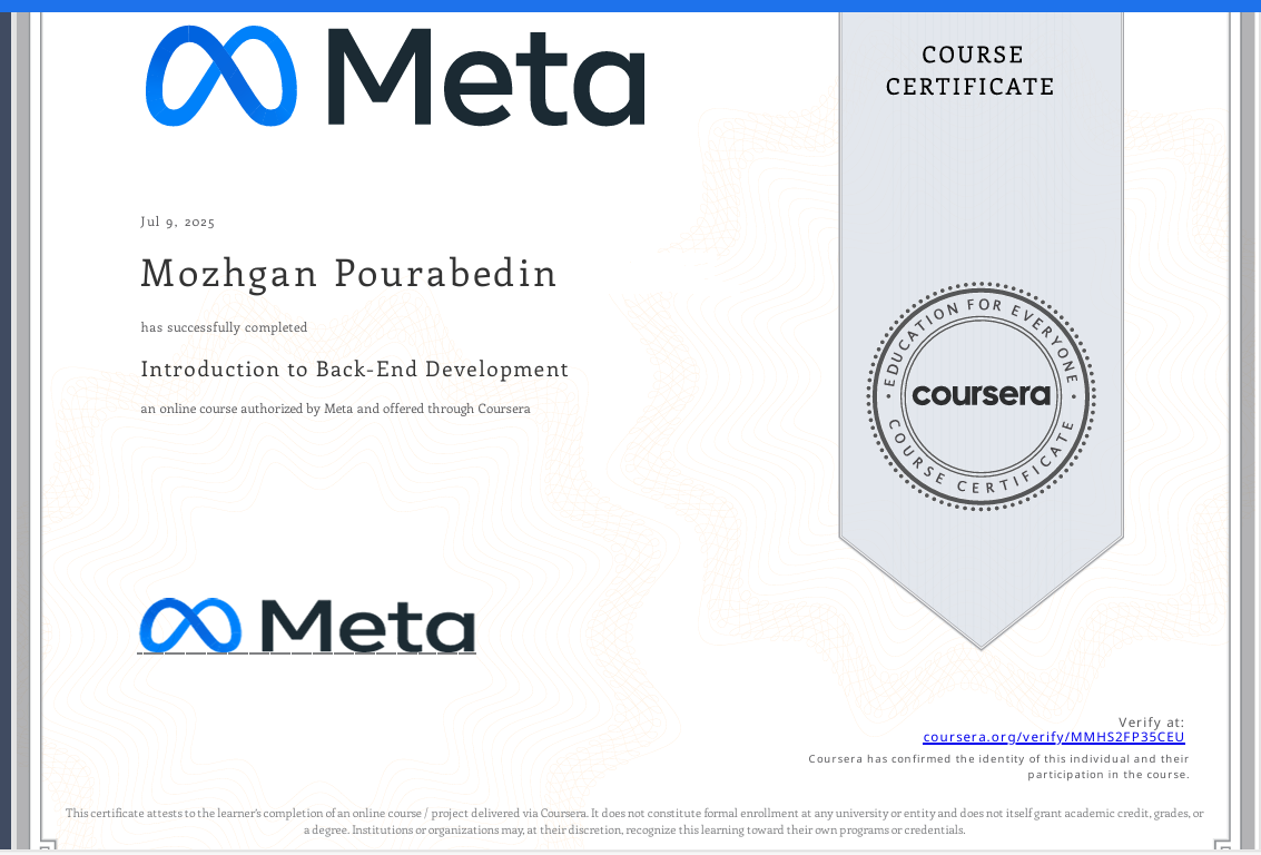 Introduction to backend